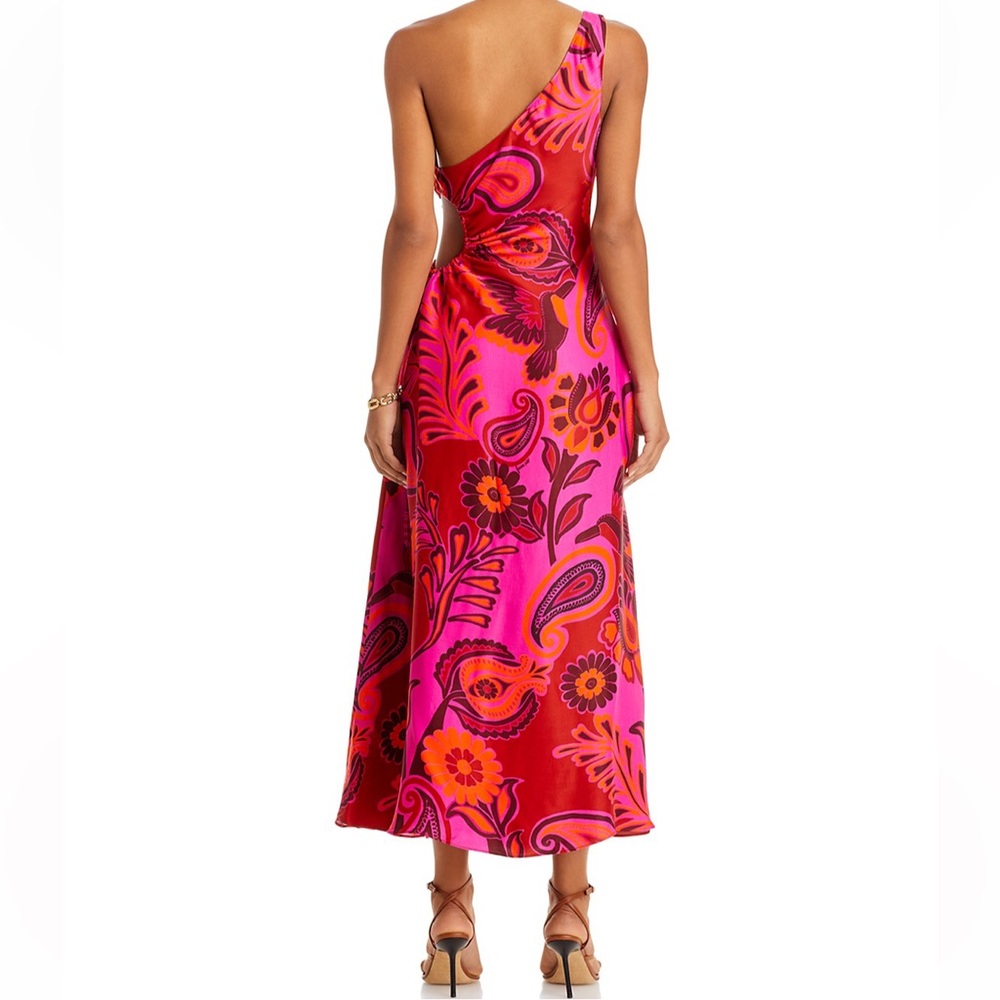 FARM RIO NWT BOLD FLORAL MIDI DRESS ❤️ - Picture 5 of 10